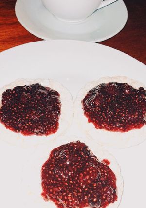 Una foto de Mermelada de moras sin azúcar