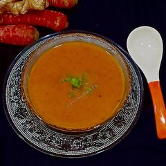 Winter Special Carrot Ginger and Tomato Soup / Immunity booster soup A picture of Winter Special Carrot Ginger and Tomato Soup / Immunity booster soup.