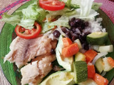 Filete de pescado al mojo de ajo