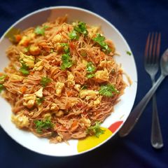 A picture of Vermicelli Egg Pulav.