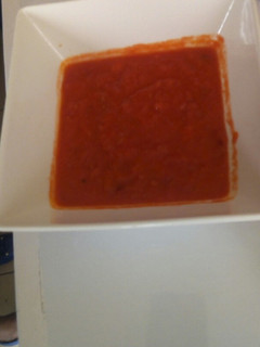 A picture of Tomato lime souce.
