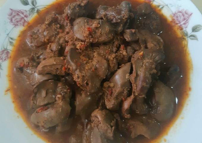 Resep Ati Ampela Semur Pedas Oleh Tri Widayati - Cookpad