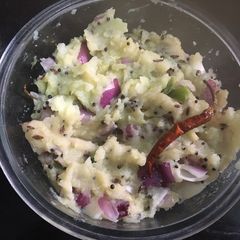 A picture of Aloo chokha.
