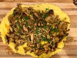 Vegan Mushroom Stew on Polenta