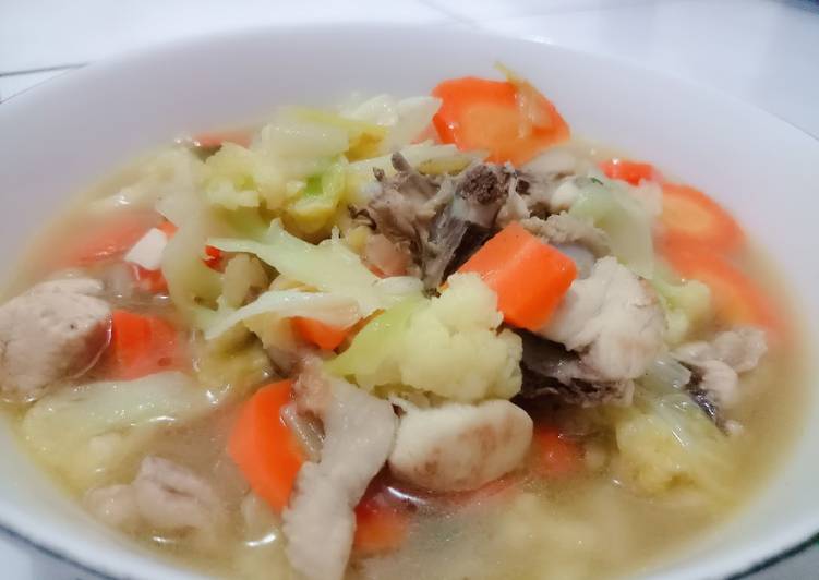 Resep Capcai kuah + ayam gurih, Gampang Banget