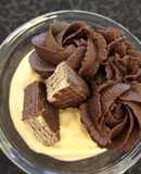 Mousse de dulce de leche y queso