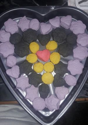 Una foto de Galletitas de colores fáciles