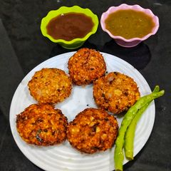 Lobia Beans Vada A picture of Lobia Beans Vada.