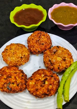 A picture of Lobia Beans Vada.