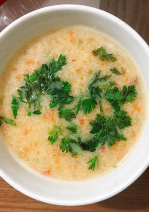Hình của món Cháo yến mạch.