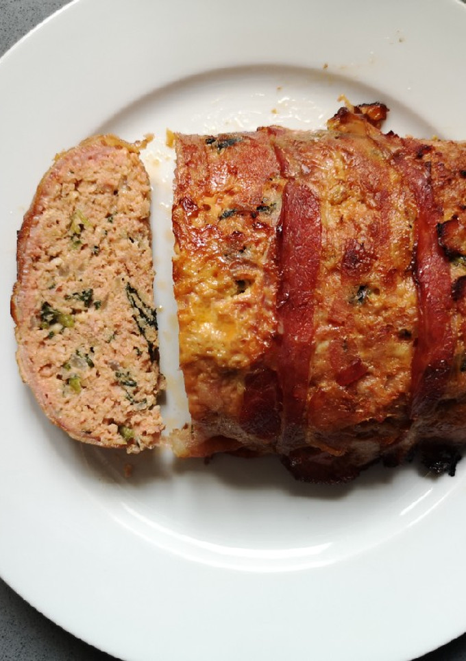 Una foto de Mazacote de carne picada y bacon