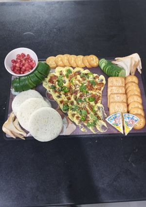A picture of Spicy chilli butter board.