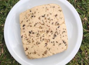 Una foto de Queso de soja vegano