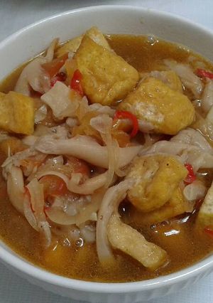 Foto resep Jamur Tahu Saos Tiram