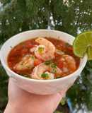 Ceviche de camarón ecuatoriano