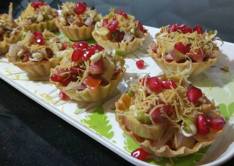 Steps to Prepare Homemade Tart chaat / healthy and tasty evening snacks