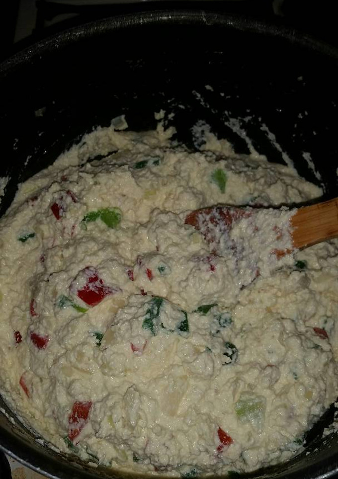 Una foto de Requesón con pimiento