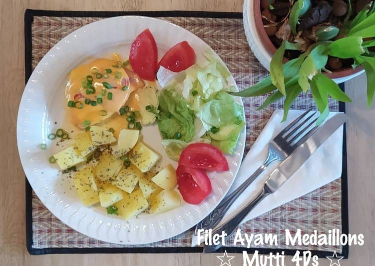 Resep Filet Ayam Medaillons yang Bikin Ngiler