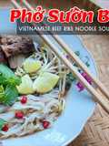 Vietnamese Beef Ribs Noodle Soup (Pho Suom Bo) 🇻🇳