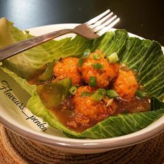 A picture of Veg Manchurian gravy.