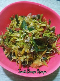 Foto resep Tumis Bunga Pepaya