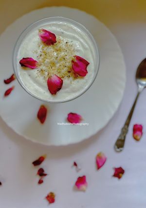A picture of Thandai Yogurt Mousse.