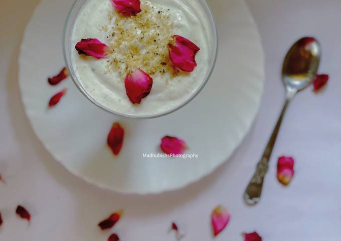 Thandai Yogurt Mousse