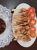Sate ayam saus Inggris