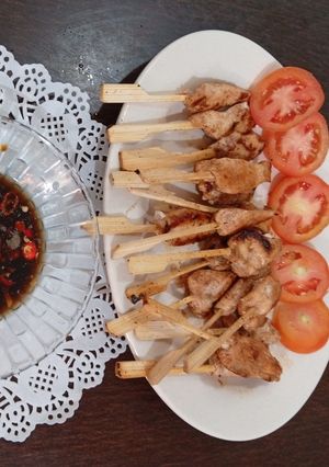 Foto resep Sate ayam saus Inggris