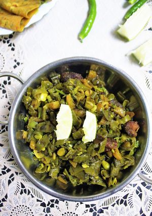 A picture of Potato Flat Beans Stir Fry.