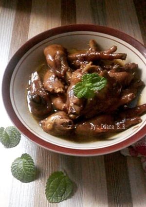 Foto resep Ceker Ayam Kecap