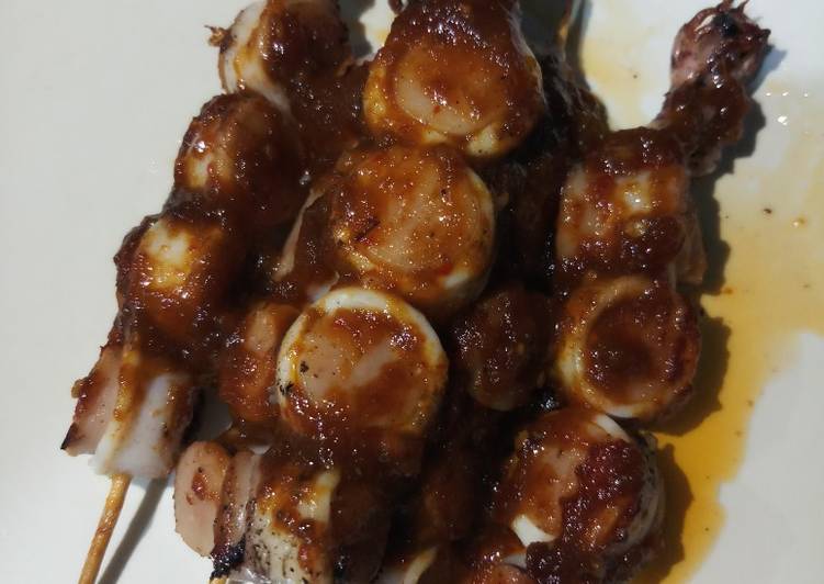 Sate cumi bakar ala thailand