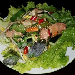 Mike's Vegetarian Thai Lettuce Wraps A picture of Mike's Vegetarian Thai Lettuce Wraps.