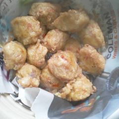 A picture of Fish potato ball.
