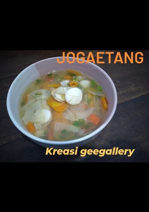 Foto resep 197. Clam stew (jogaetang/sup kerang)
