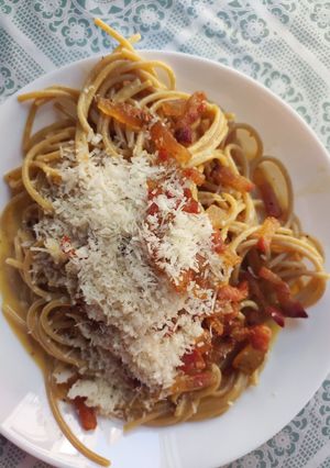 Una foto de IAS Pasta Carbonara Original