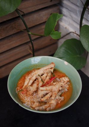 รูปของ ขนมจีน(บุก) น้ำยาป่า คีโต
