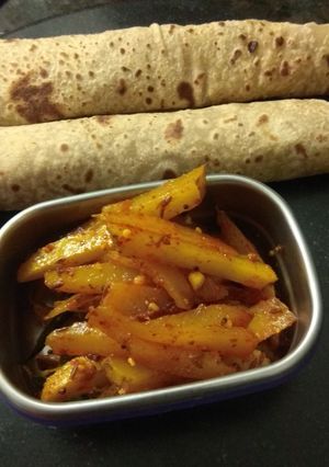 बटाटा भाजी (Batata Bhaji Recipe In Marathi) रेसिपी चे मुख्य फोटो 