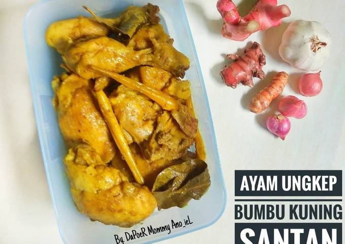 Ayam Ungkep Bumbu Kuning Santan