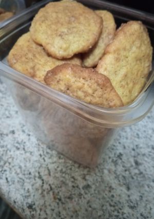 Una foto de Galletas de avena y harina de garbanzo, con gusto a manzanas