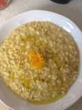 Risotto con fiori di tarassaco