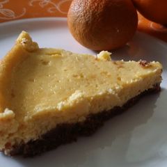 A picture of Baked Orange Cheesecake.