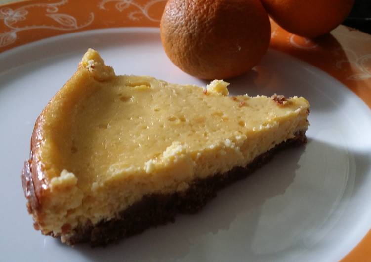 Baked Orange Cheesecake