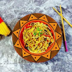 A picture of Peppery Spaghetti Pasta 🍝.