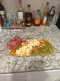 A picture of Starter charcuterie board.