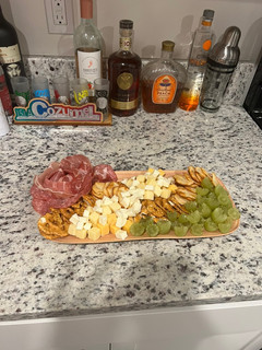 A picture of Starter charcuterie board.