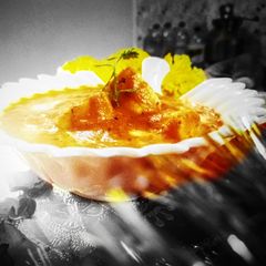 A picture of Paneer butter masala.