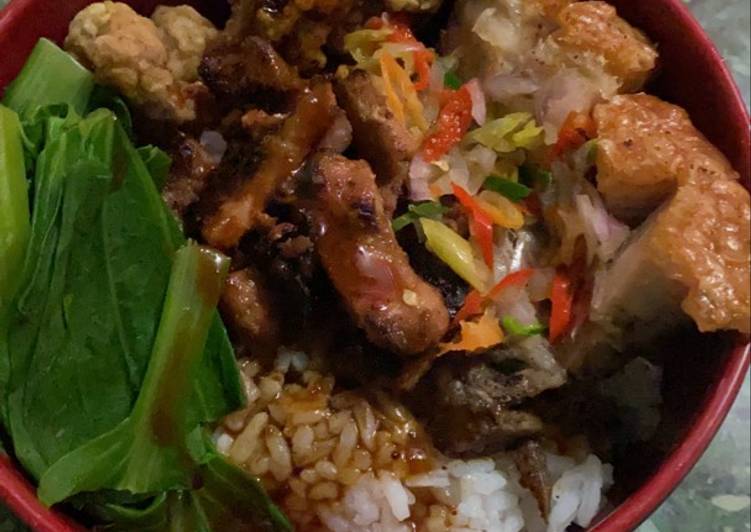 8 Resep: Rice bowl samcam sambel matah  Anti Gagal