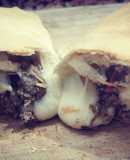 Calzones rellenos de carne con zapallo kabutia