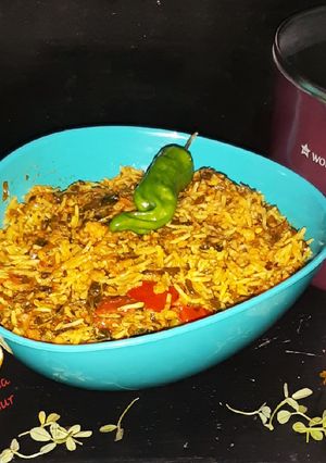 मेथी पुलाव(methi pulao recipe in hindi) रेसिपी मुख्य फोटो